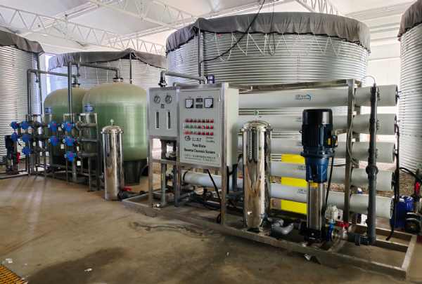 北京30T單級(jí)反滲透安裝調(diào)試完成